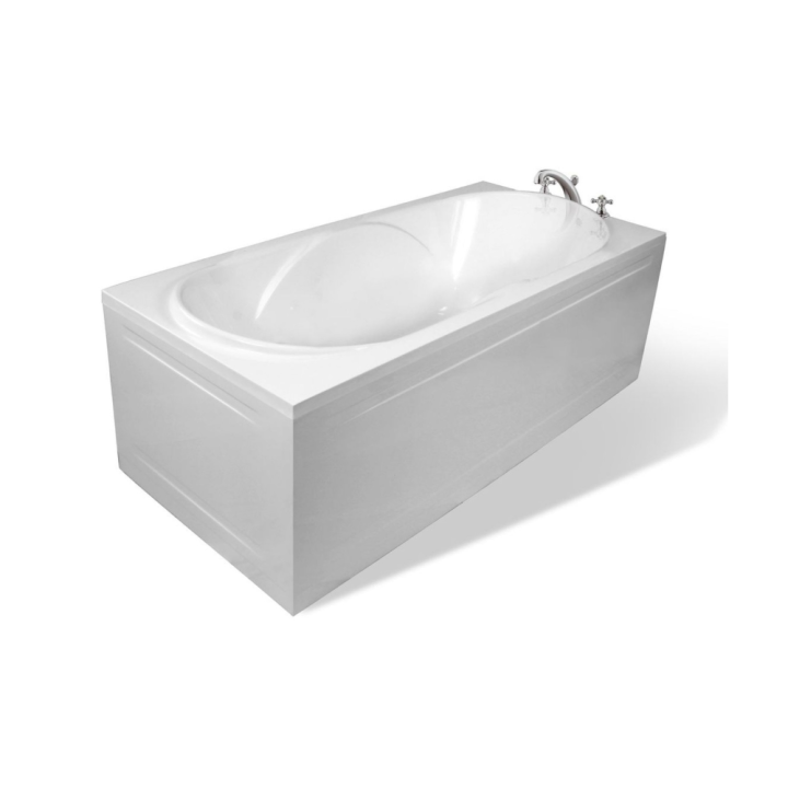 Установка ванн прямоугольных (акрил на металлическом каркасе ) без гидромассажа