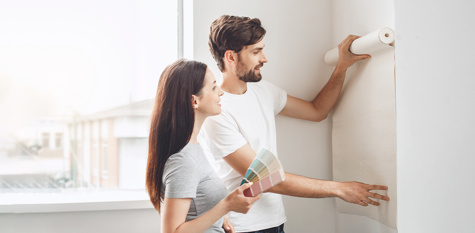 Обои под покраску. Как лучше наклеить и покрасить. - Компания «УМДОМ»